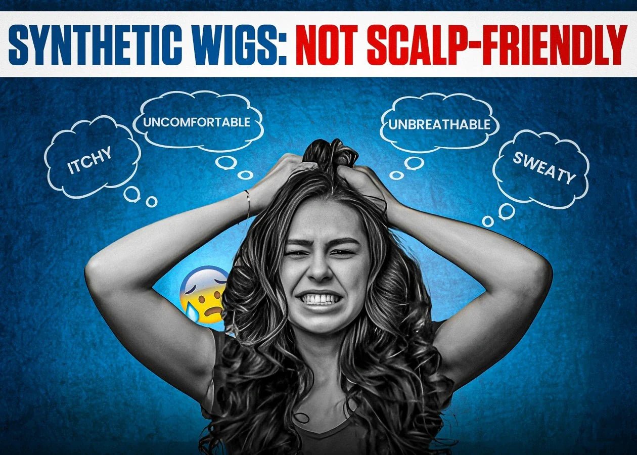 5 Reasons Synthetic Wigs Aren’t Scalp-Friendly in Hot Climates - Alchemane Hair Extensions