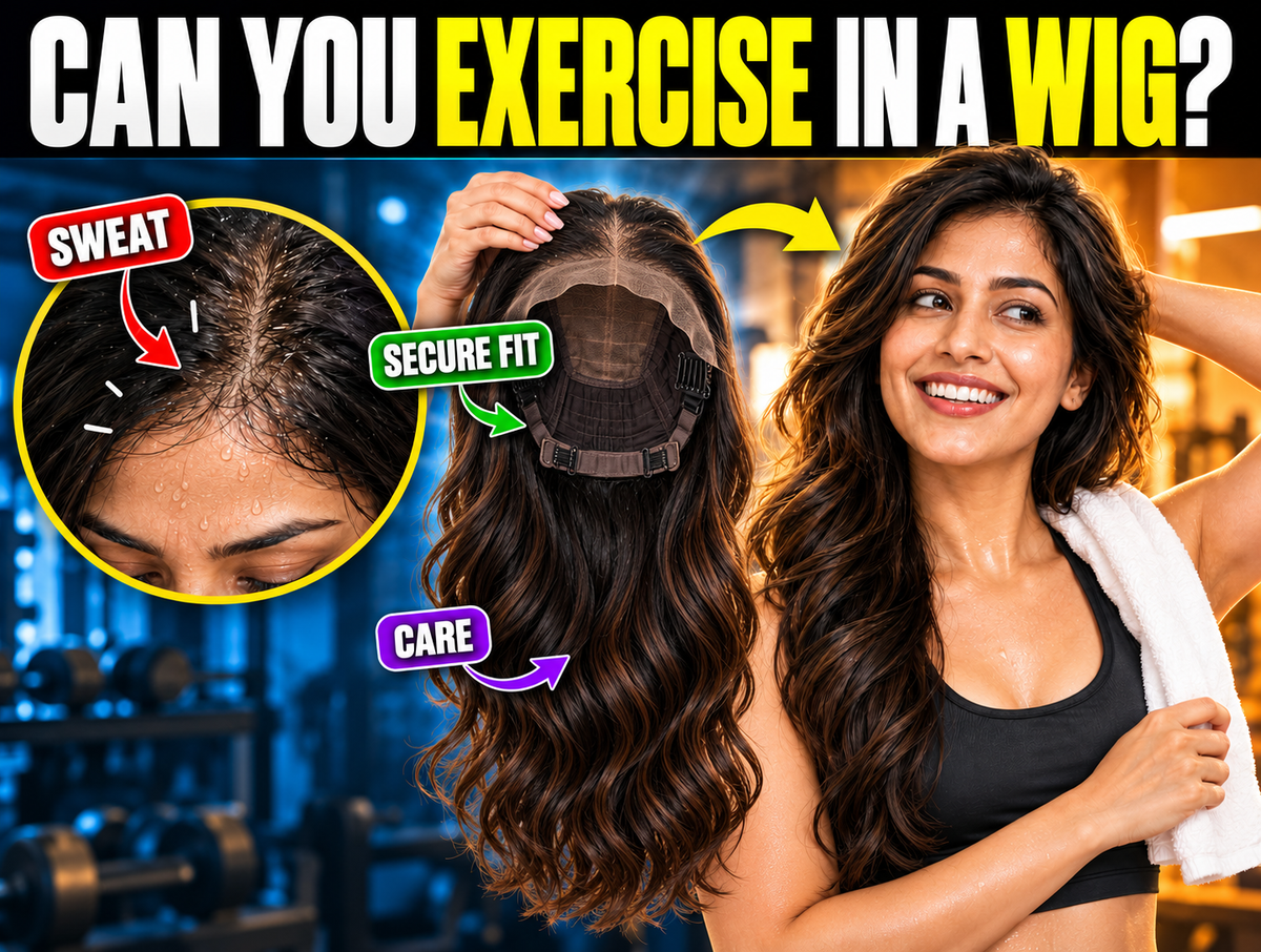 Can You Exercise While Wearing a Wig? Sweat, Fit and Care Tips