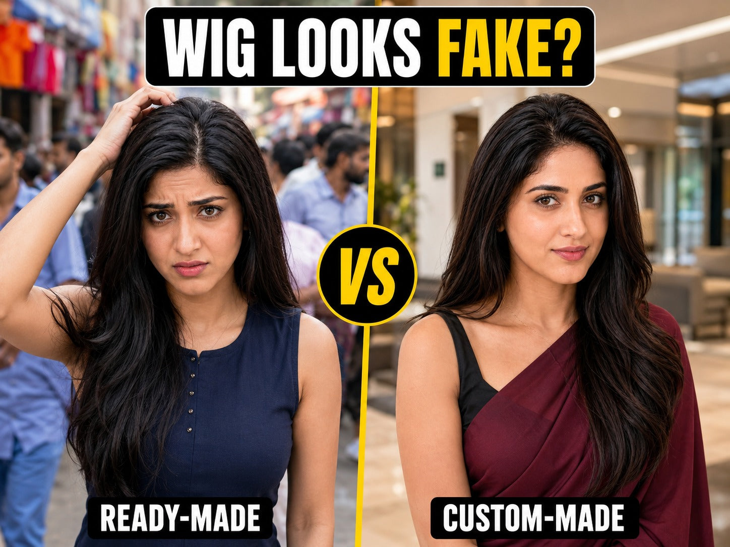 Custom-Made vs Ready-Made Wigs: What Works Better in India?