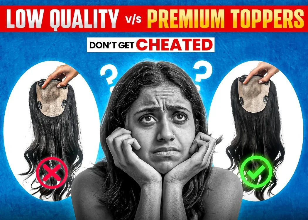 Affordable vs. Premium Hair Toppers: Which One Should You Choose? - Alchemane Hair Extensions