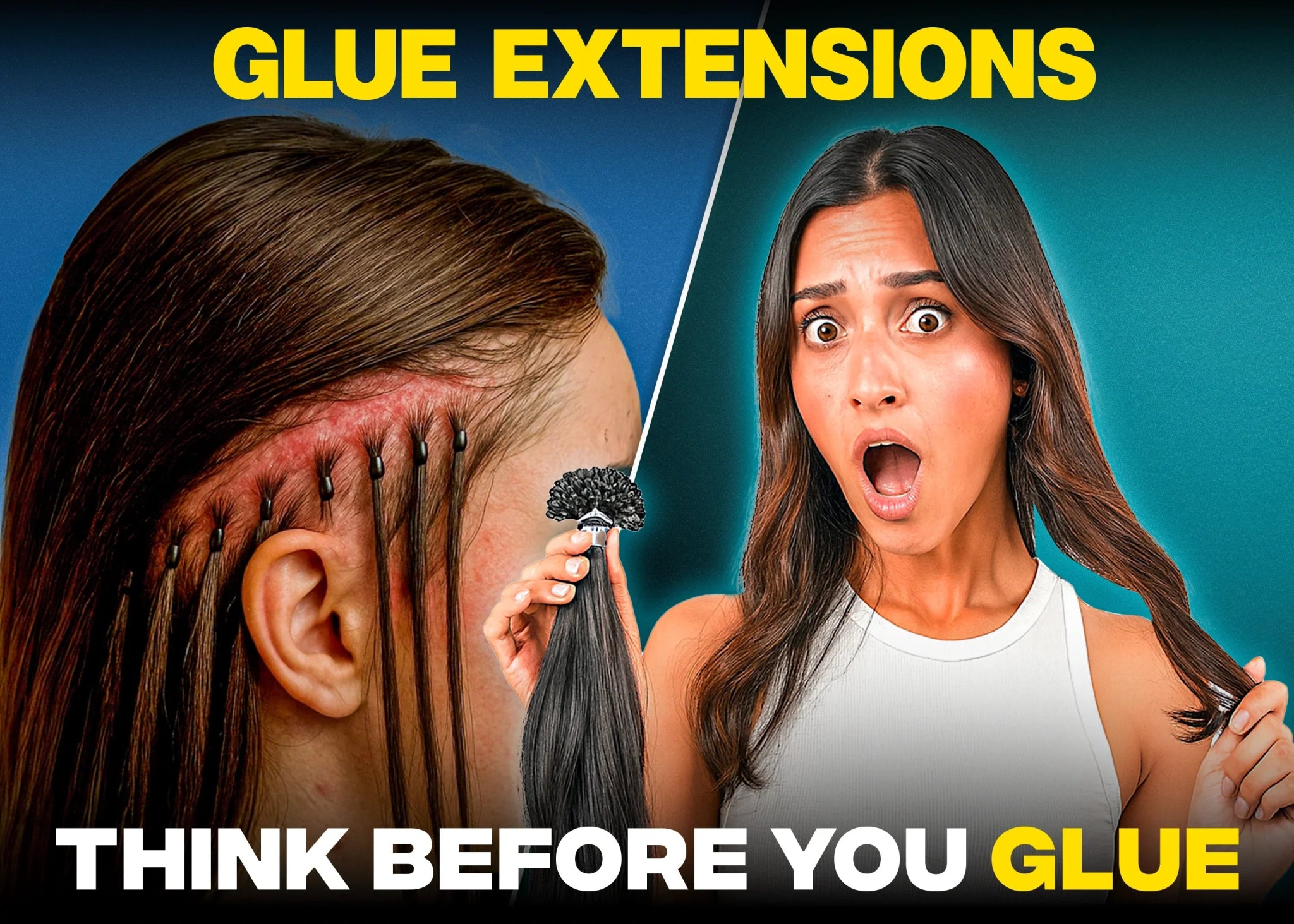 Are Glue In Extensions Safe for Thinning Hair? Experts Explain. - Alchemane Hair Extensions
