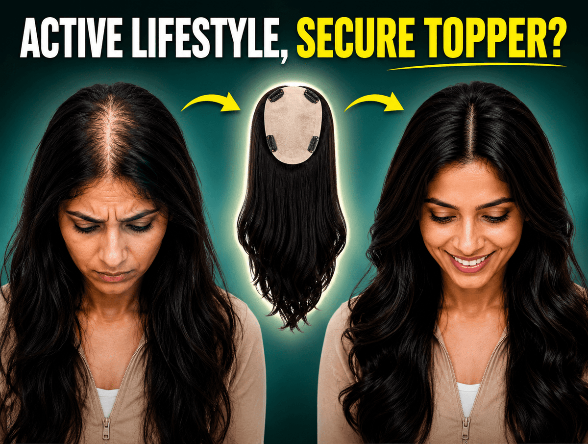 Can Active Women Wear Hair Toppers Comfortably? Here’s What Really Matters - Alchemane Hair Extensions