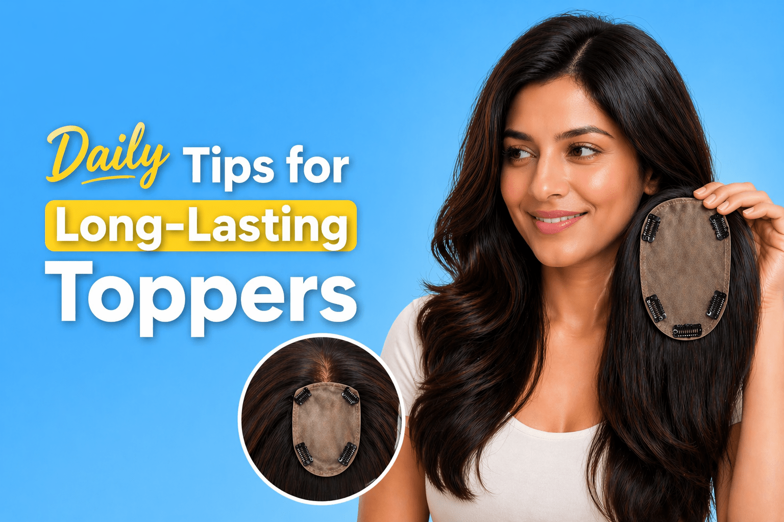 Daily Maintenance Tips That Make Your Topper Last Longer - Alchemane Hair Extensions
