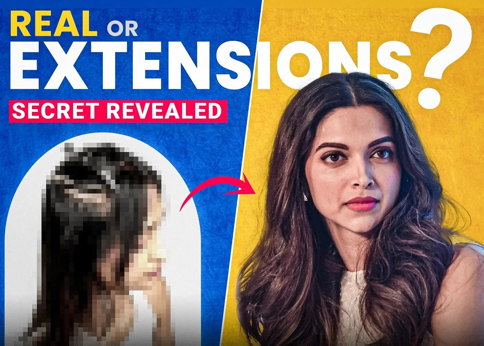 Deepika Padukone’s Hair Volume Secret: Micro Ring Extensions - Alchemane Hair Extensions