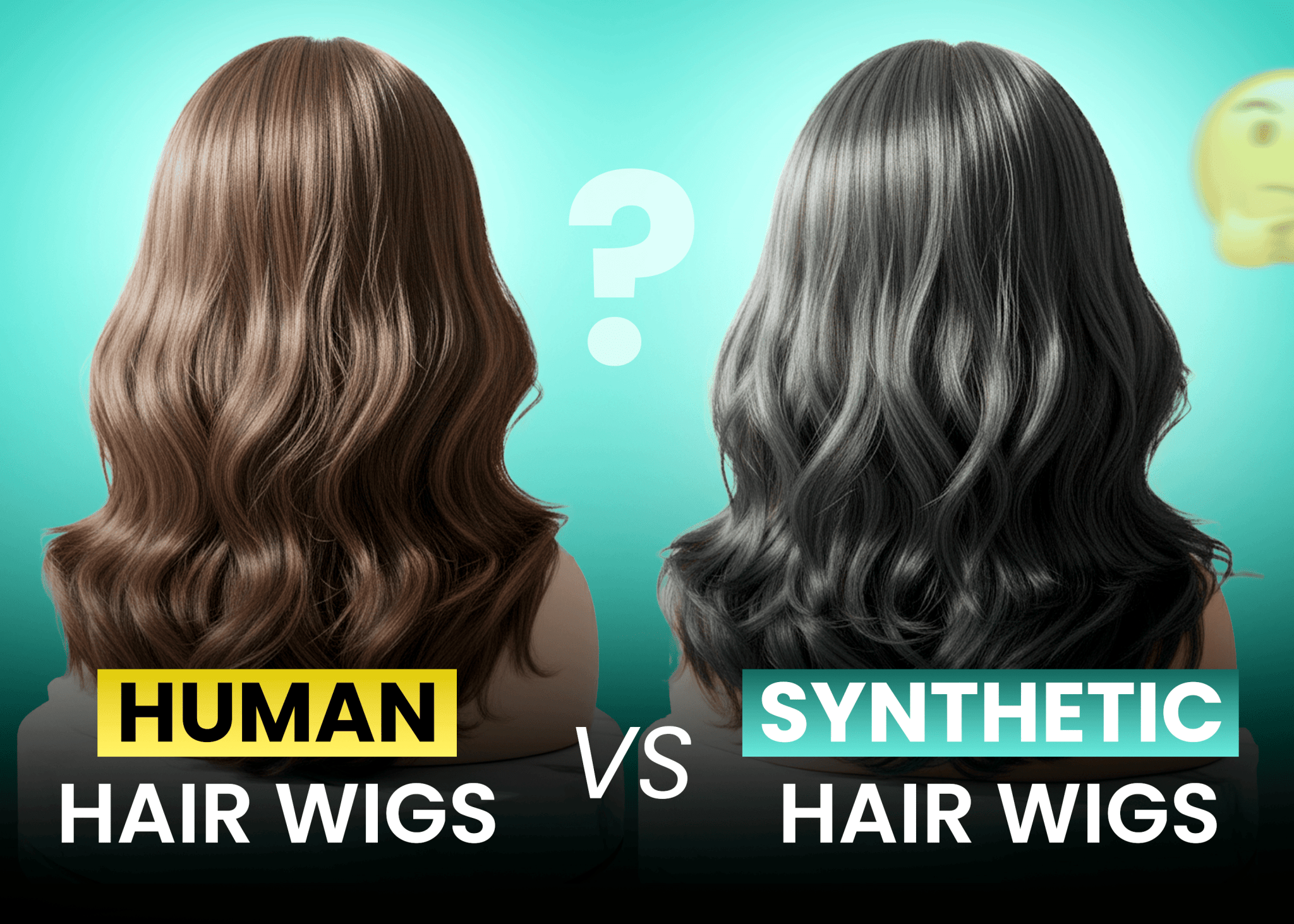 Human Hair Wigs vs. Synthetic Hair Wigs: What Works Best in India? - Alchemane Hair Extensions