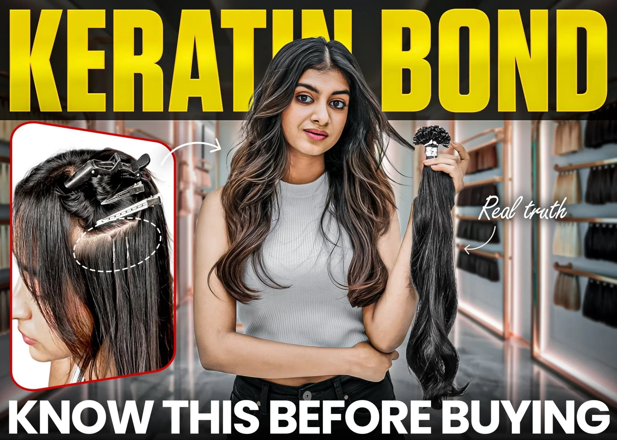 Keratin Bond Extensions: Everything You Need to Know Before You Commit - Alchemane Hair Extensions