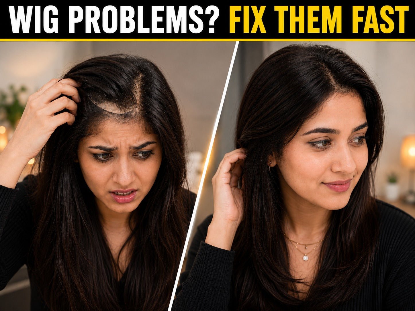Quick Fixes for Common Wig Problems: A Beginner’s Guide - Alchemane Hair Extensions