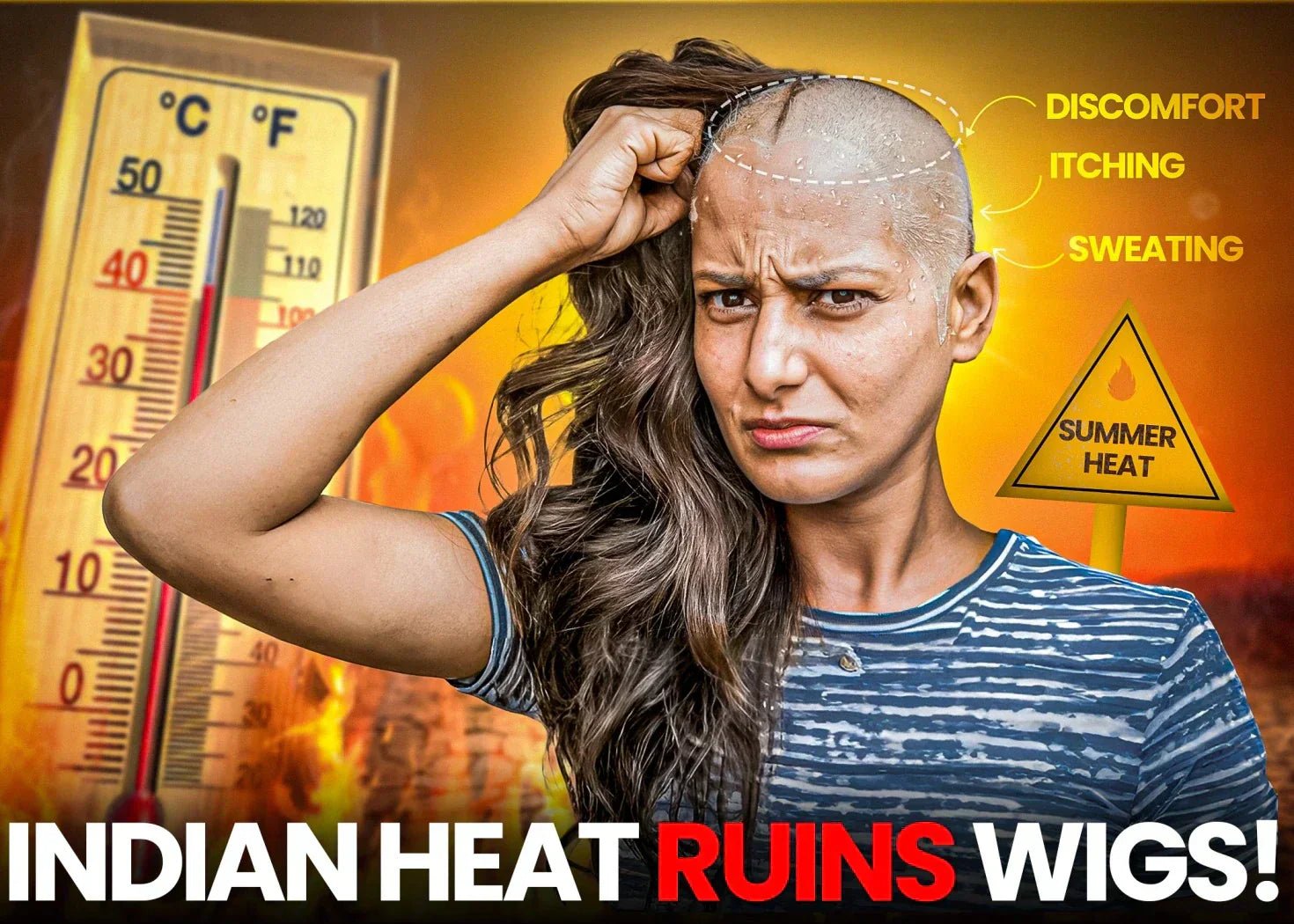 The Indian Summer Wig Problem and How to Solve It Instantly - Alchemane Hair Extensions
