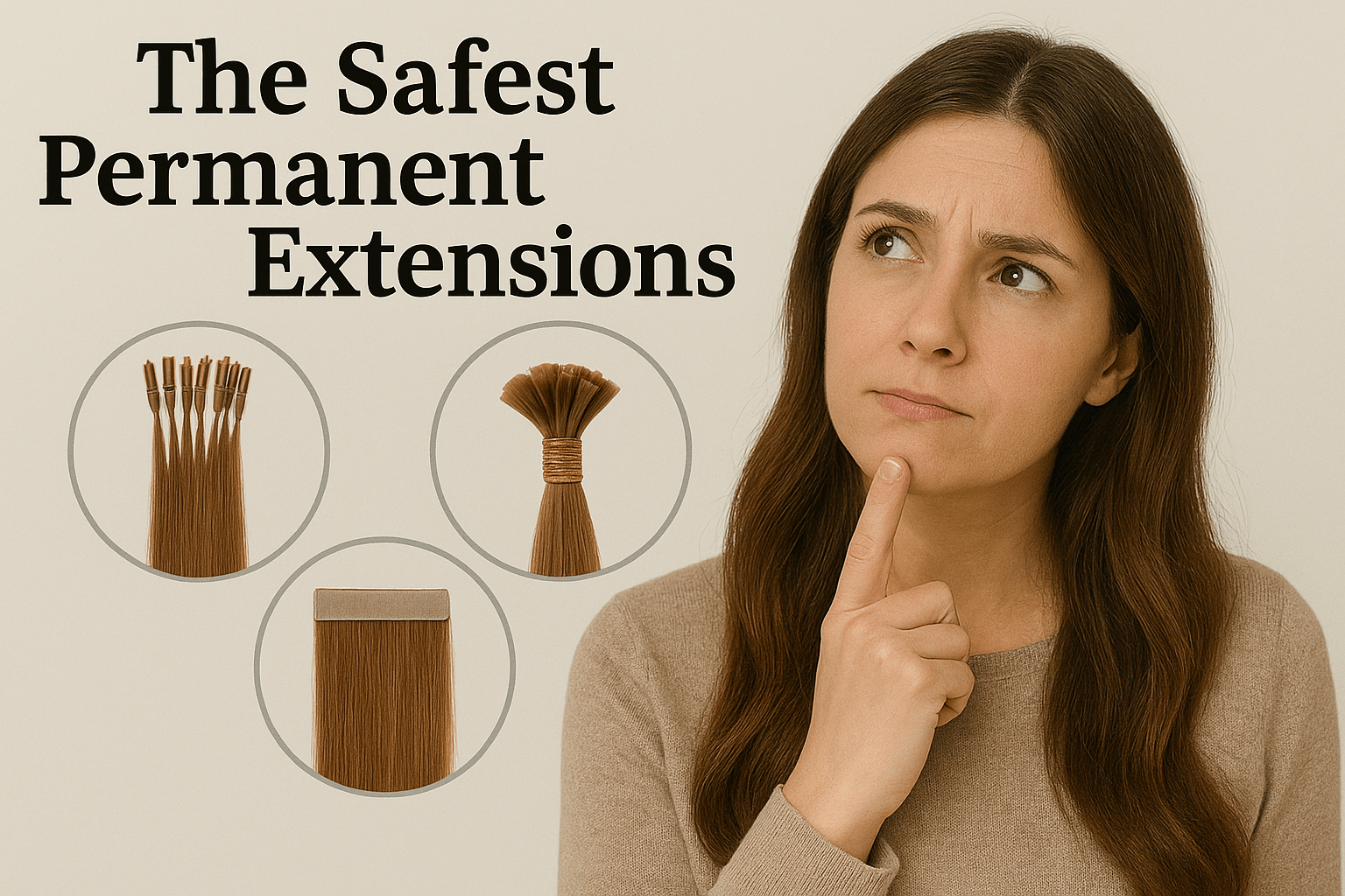The Safest Permanent Extensions for Women with Sensitive Scalps: What No One's Telling You - Alchemane Hair Extensions