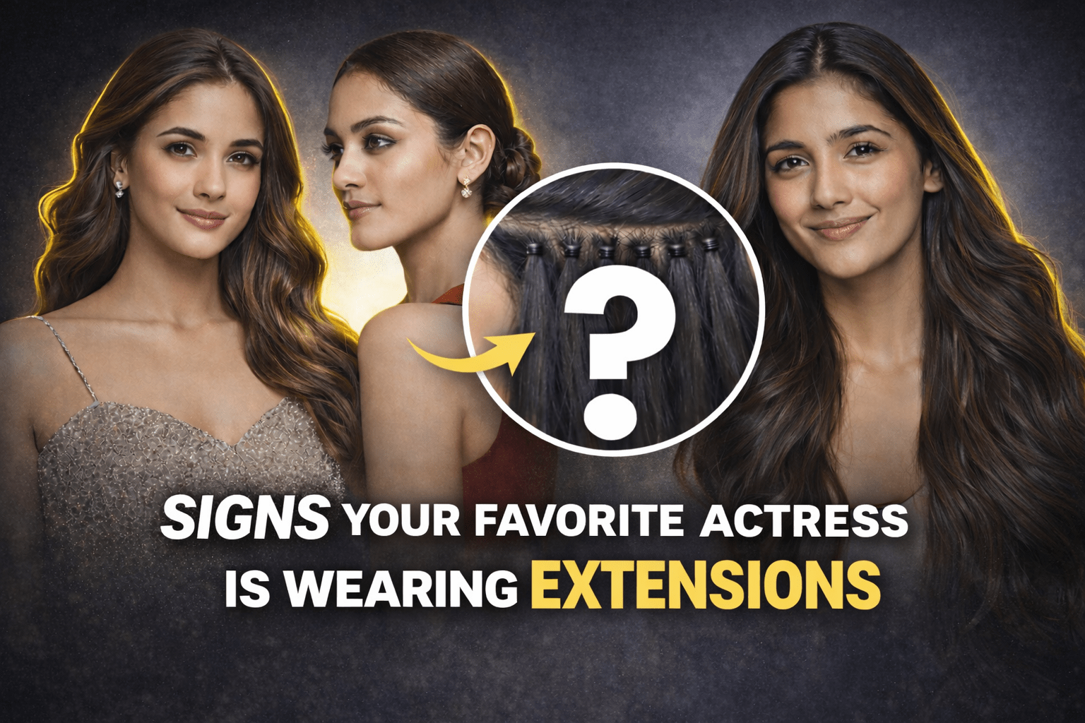 Think That Hair Is Natural? 7 Signs Your Favorite Actress Is Wearing Permanent Hair Extensions - Alchemane Hair Extensions