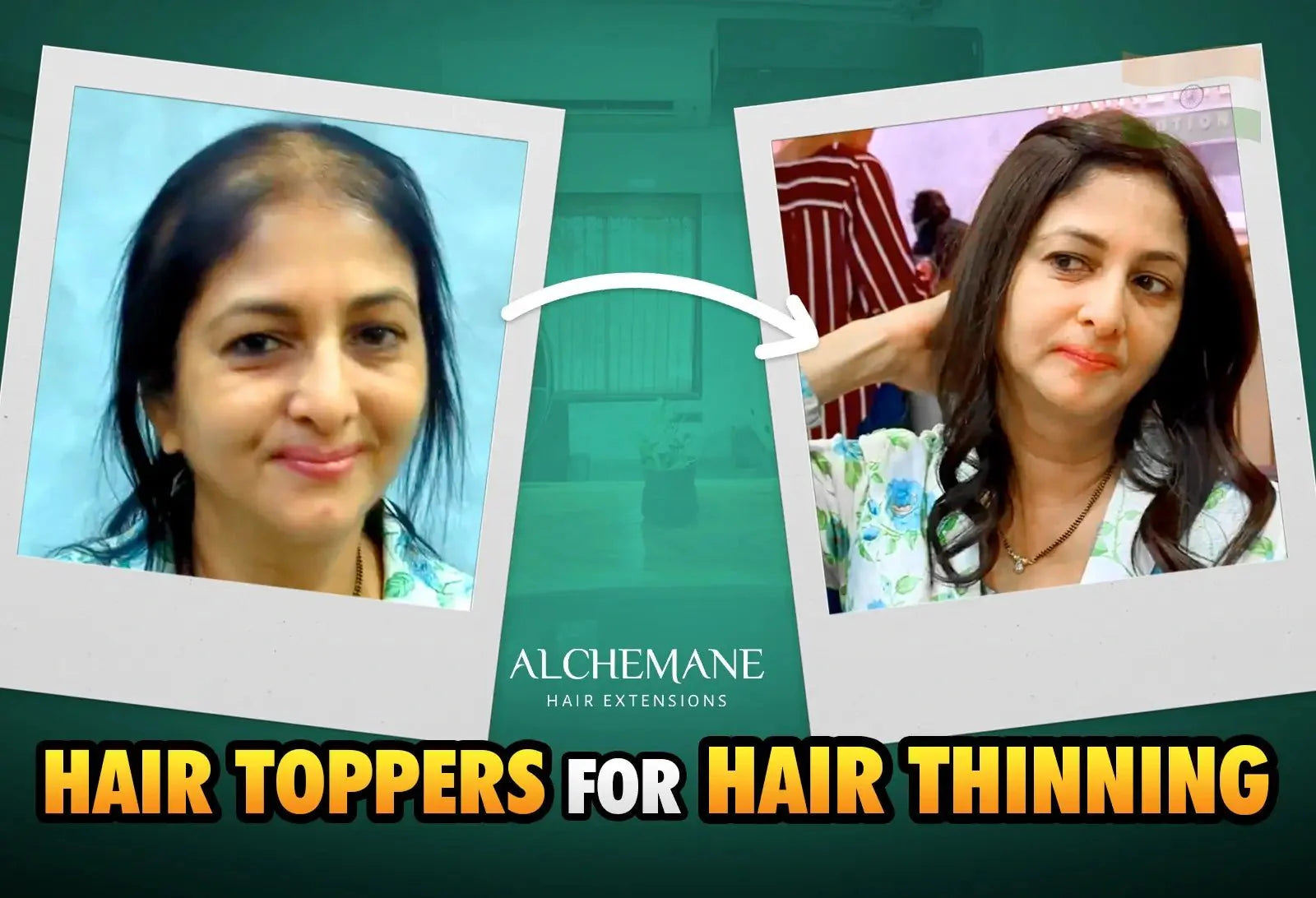 Toppers: instant solution for hair thinning - Alchemane Hair Extensions