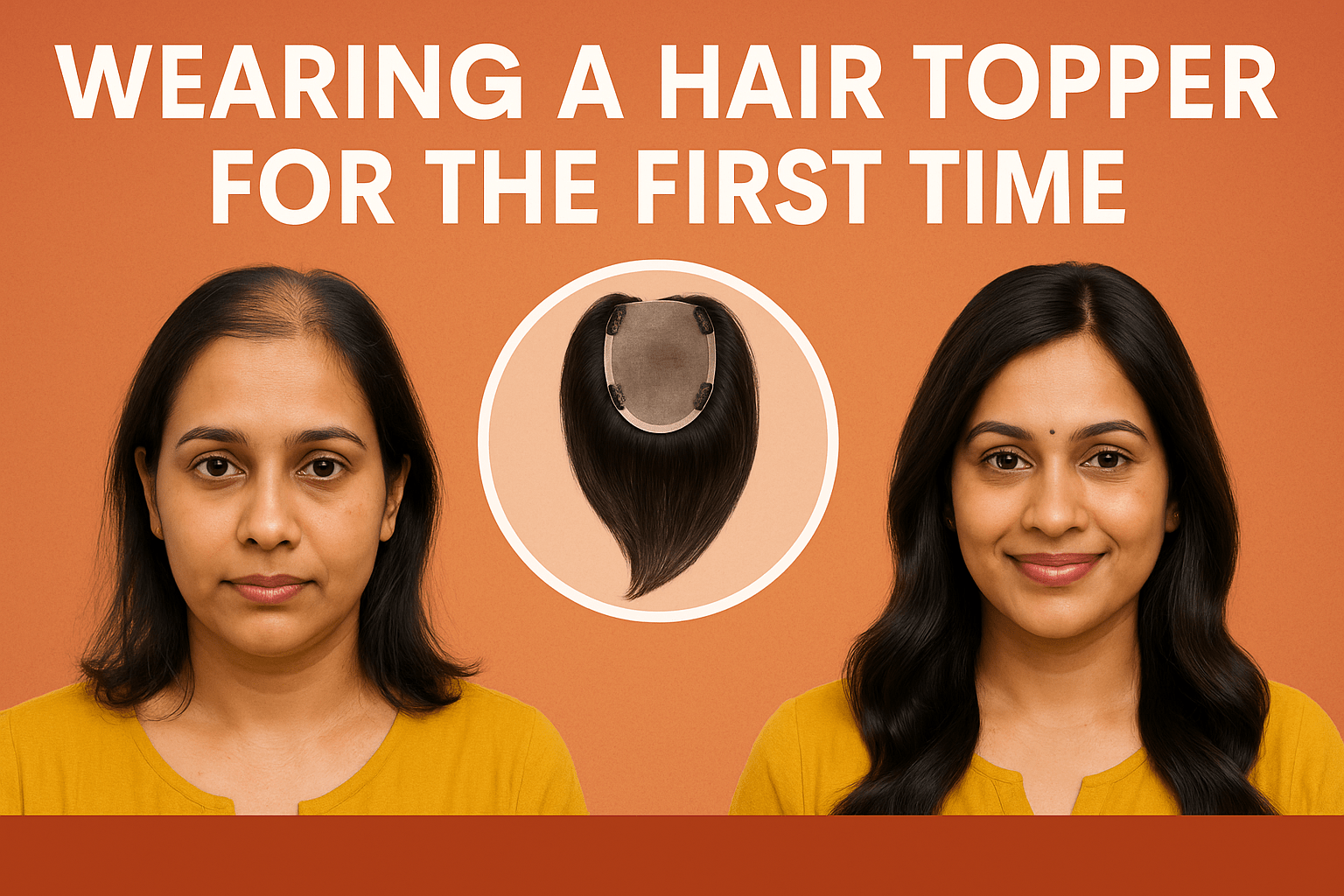 What It Feels Like to Wear a Hair Topper for the First Time (A Real Experience!) - Alchemane Hair Extensions