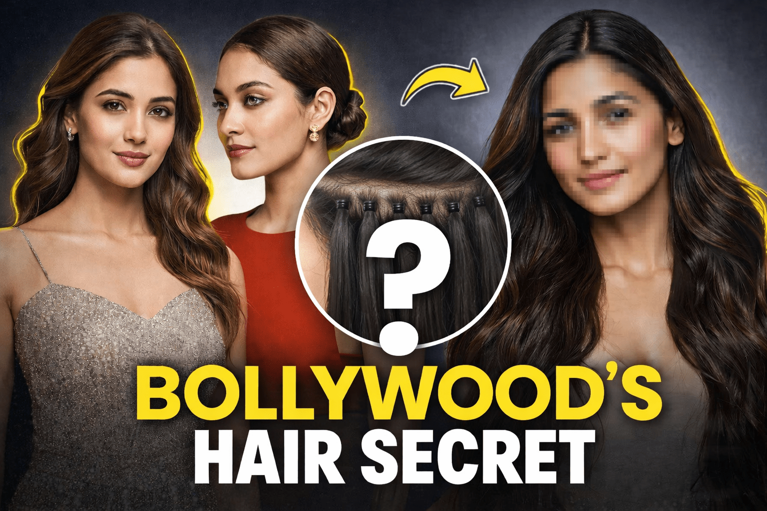 What’s the #1 Hair Secret of Bollywood’s Rising Stars? We Found Out - Alchemane Hair Extensions