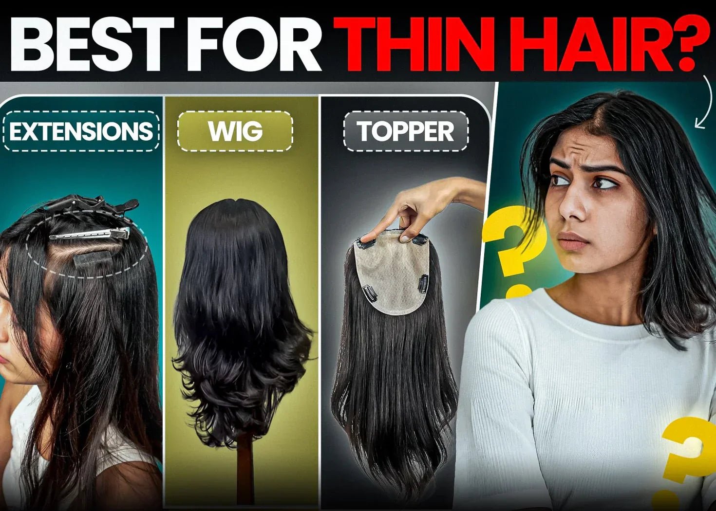 What’s the Best Option for Thinning Hair: Toppers, Wigs, or Extensions? - Alchemane Hair Extensions
