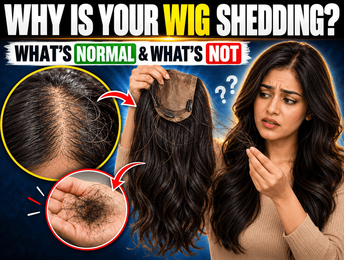 Why Is Your Wig Shedding? What’s Normal and What’s Not - Alchemane Hair Extensions