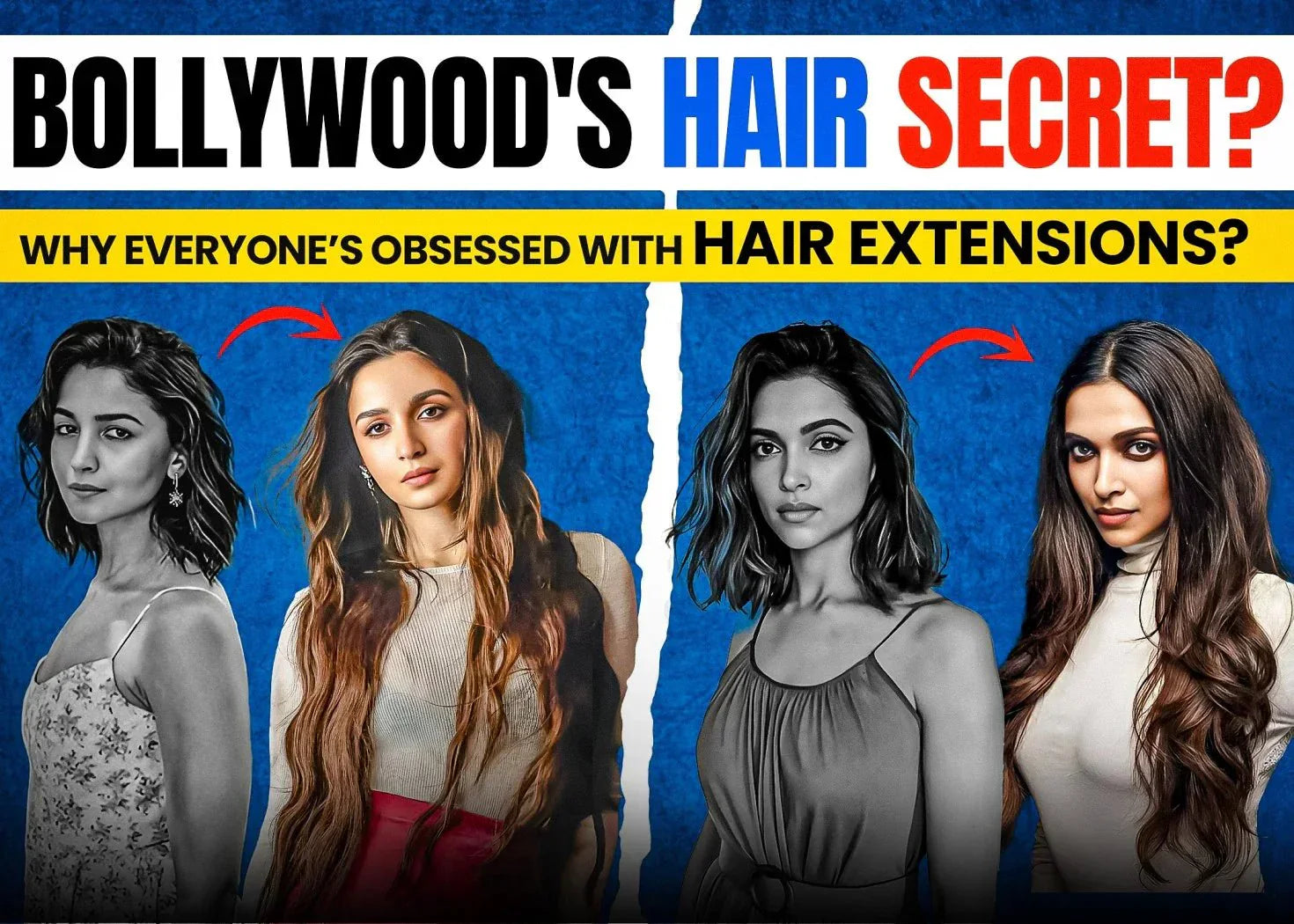 Why Permanent Hair Extensions Are Bollywood’s Hottest Trend for 2024: What You Need to Know - Alchemane Hair Extensions