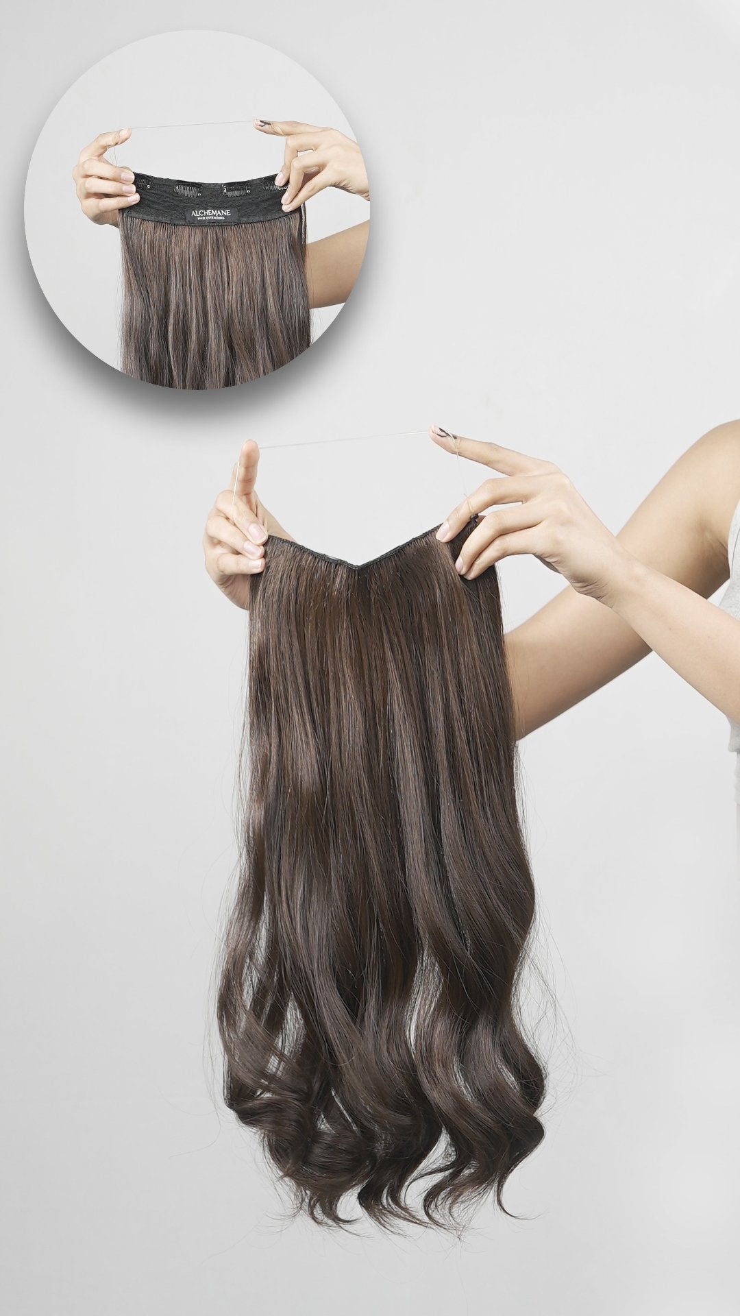 Halo Hair Extensions - Alchemane Hair Extensions
