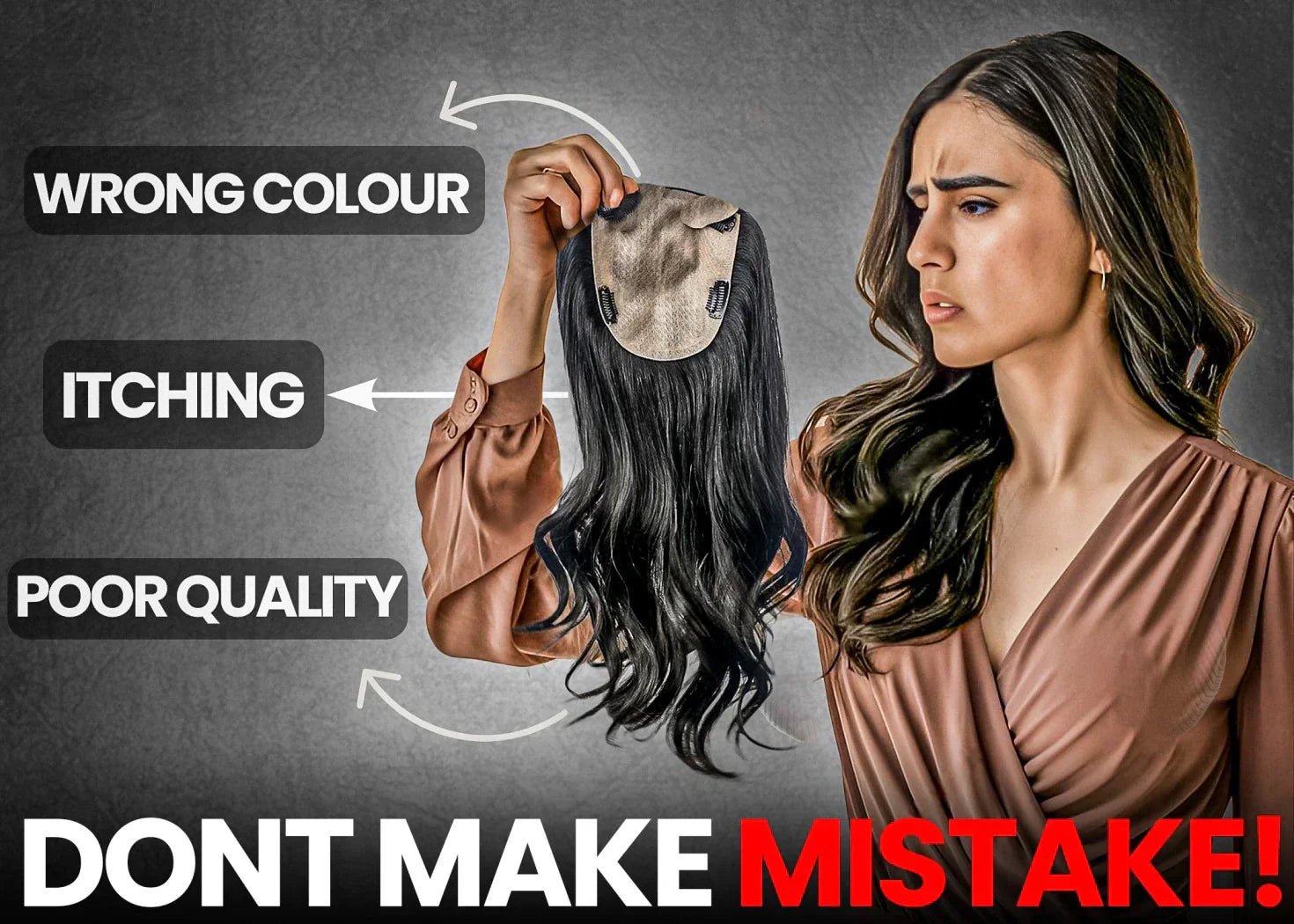 10 Mistakes Women Make with Hair Toppers (And How to Fix Them) - Alchemane Hair Extensions