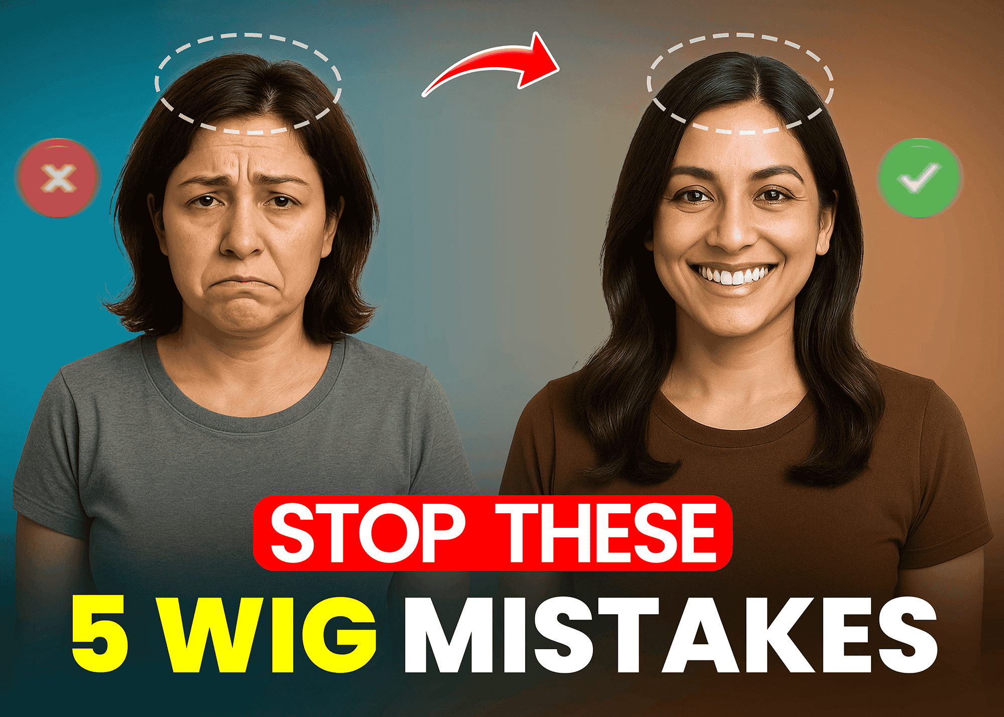 5 Things You Should Never Do When Trying on Wigs - Alchemane Hair Extensions