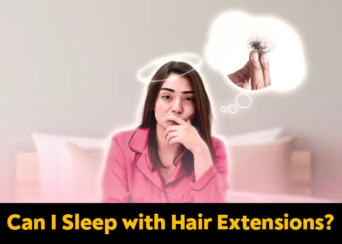 Can you Sleep with Human Hair Extensions?