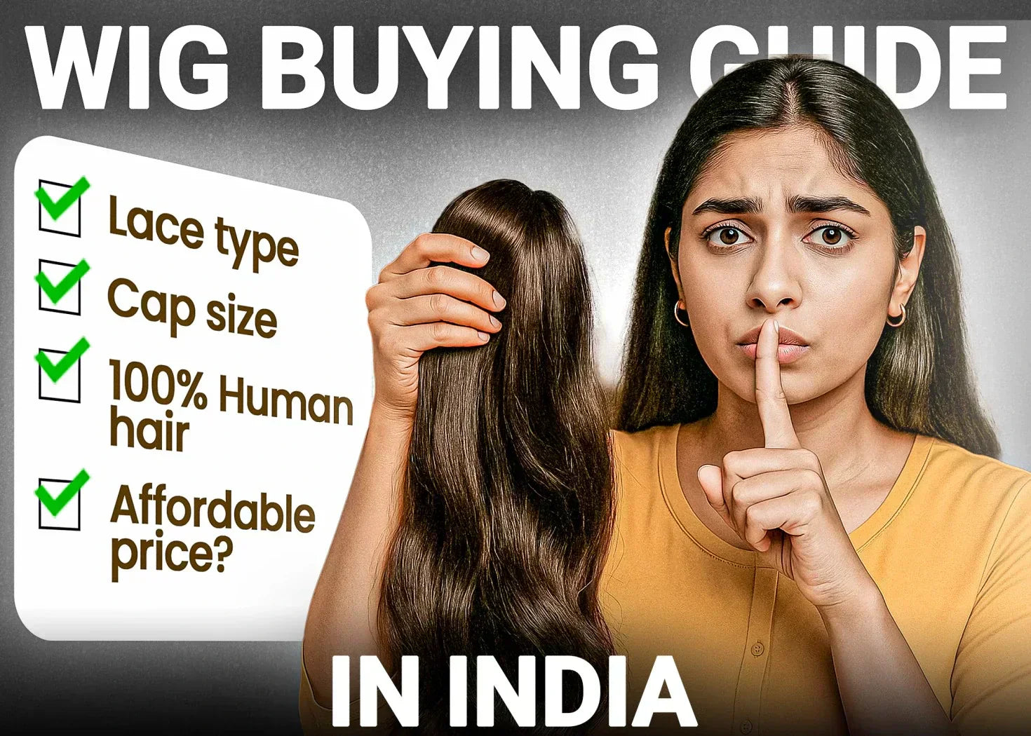 What to Ask Before You Buy Your First Wig in India