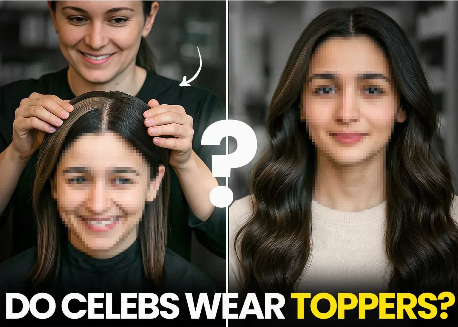 Are Celebrities Really Using Hair Toppers? The Answer May Surprise You! - Alchemane Hair Extensions