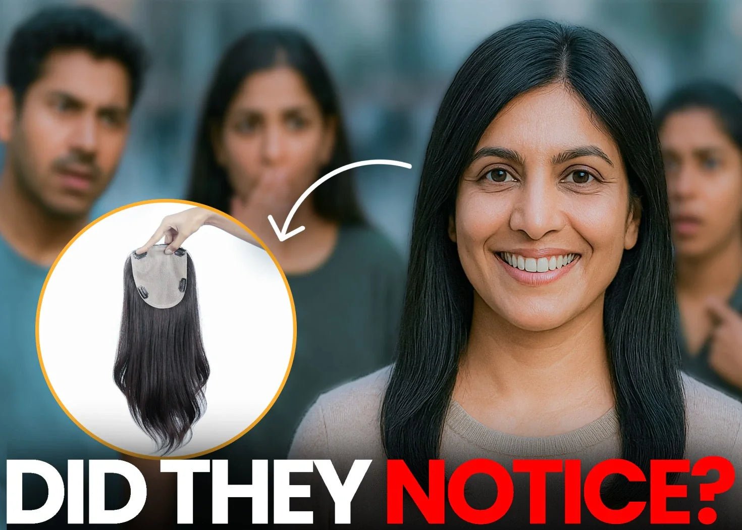 Are Hair Toppers Noticeable? We Put Them to the Ultimate Test! - Alchemane Hair Extensions