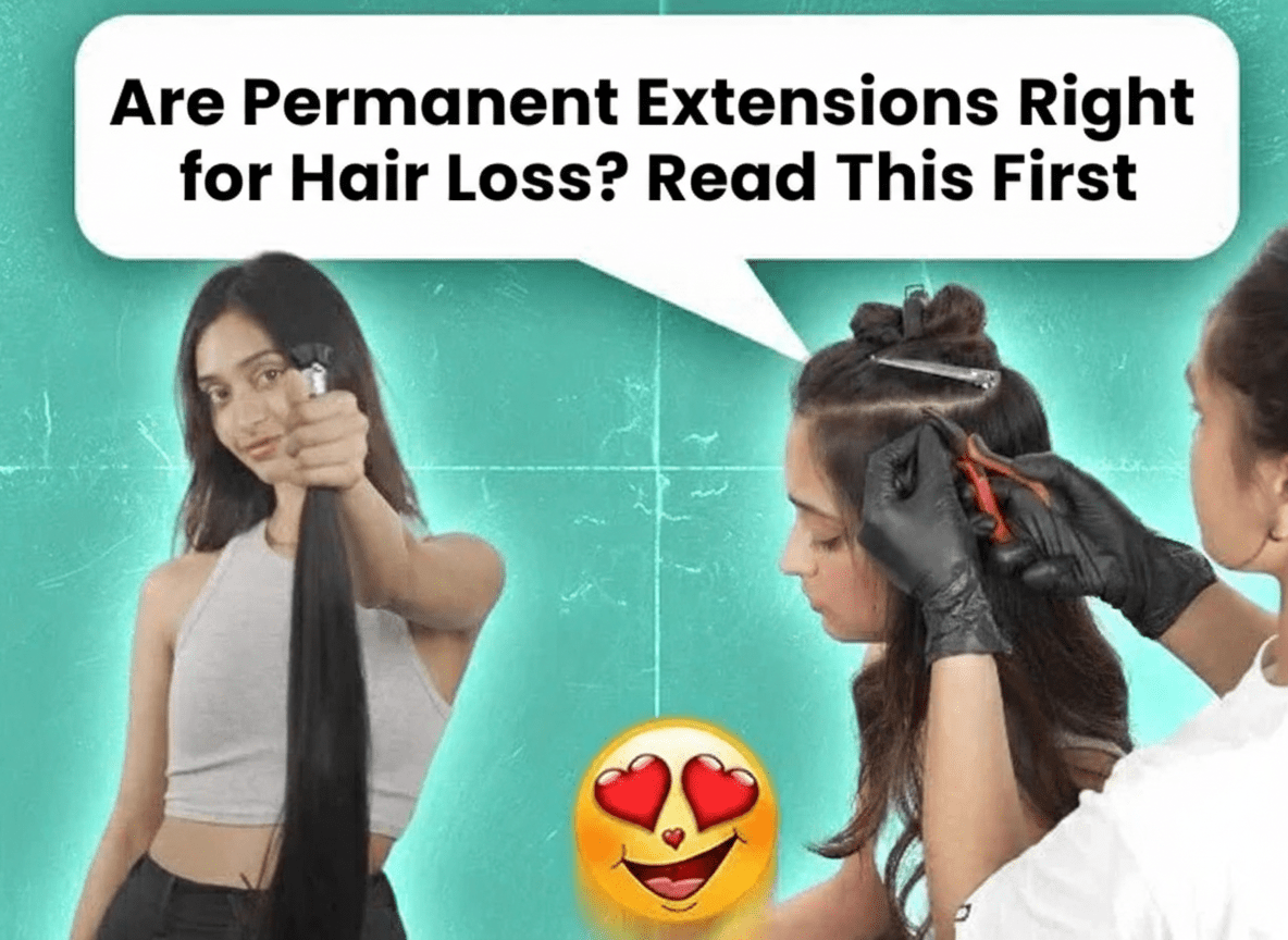 Are Permanent Extensions Right for Hair Loss? Read This First - Alchemane Hair Extensions