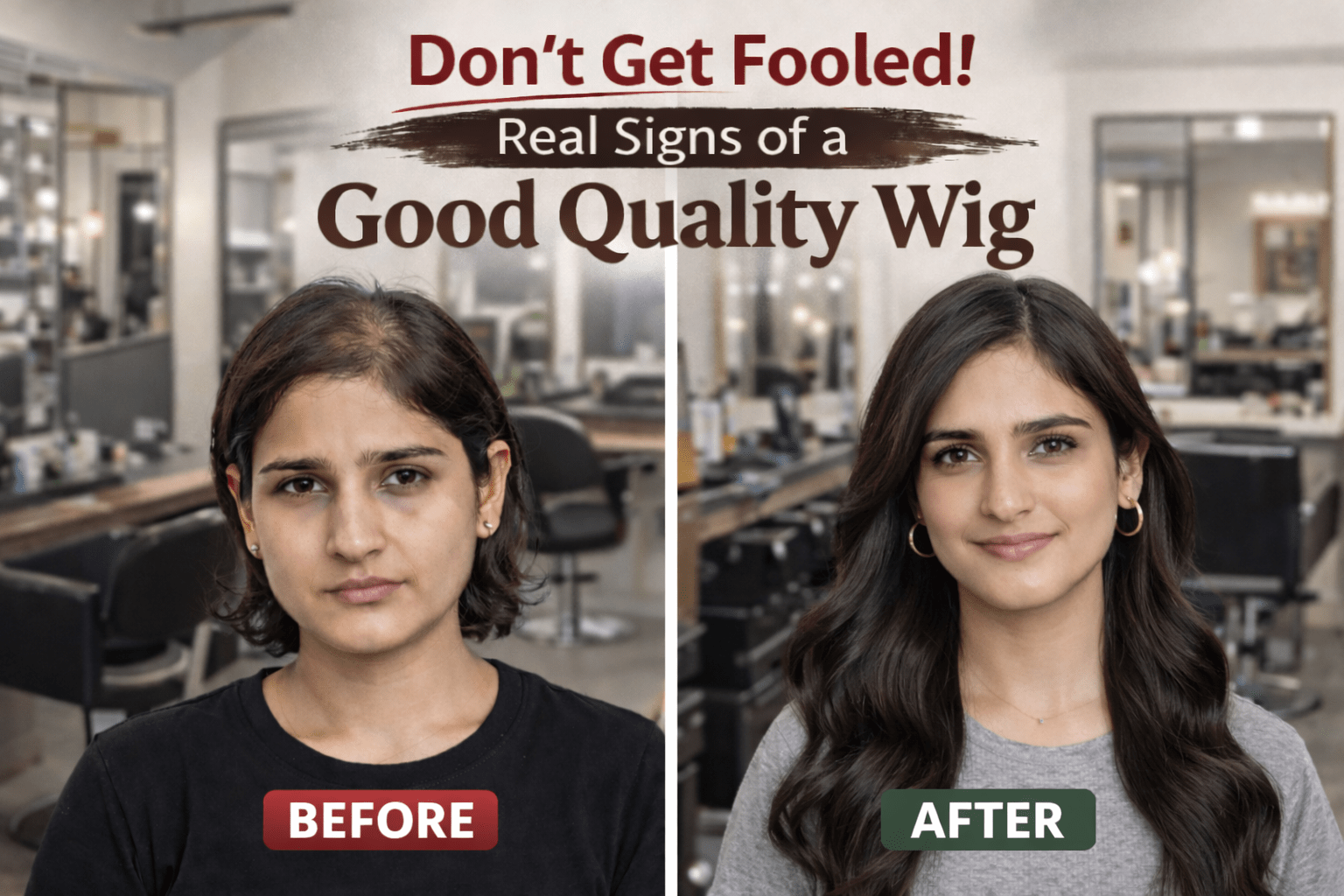 Don’t Get Fooled: Real Signs of a Good Quality Wig - Alchemane Hair Extensions