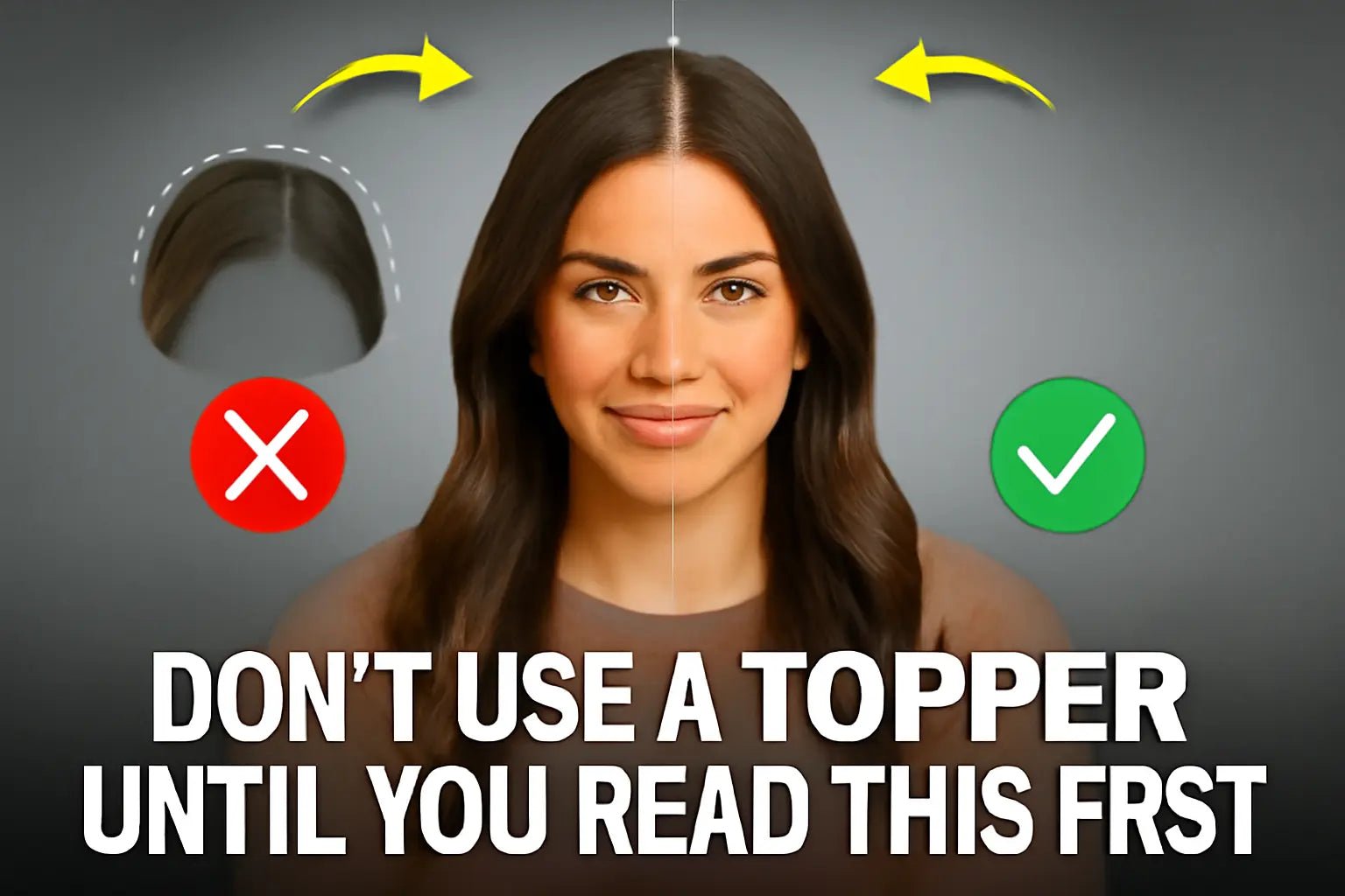 Don’t Use a Topper Until You Read This First - Alchemane Hair Extensions
