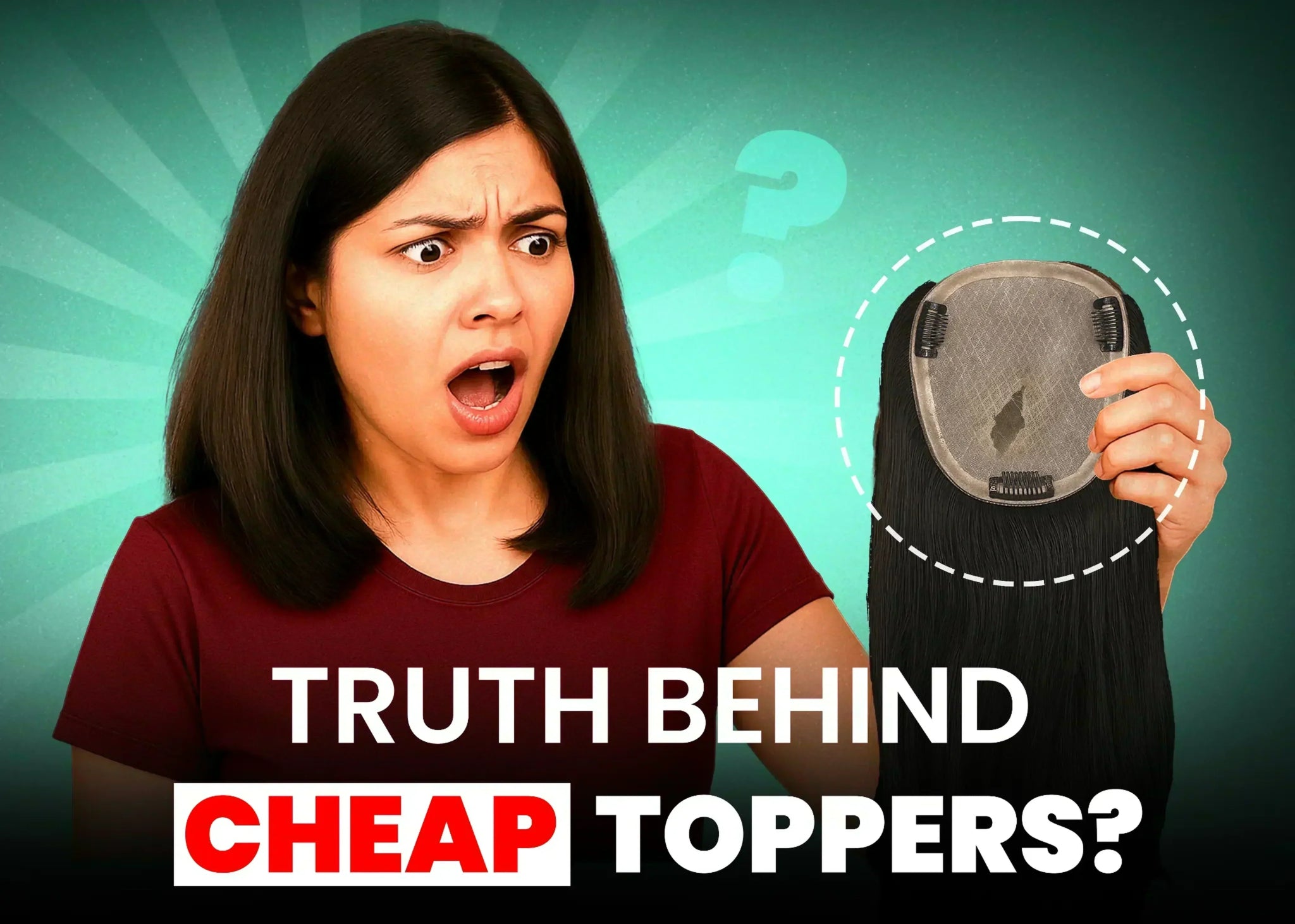 Ugly Truth About Cheap Hair Toppers in India - Alchemane Hair Extensions