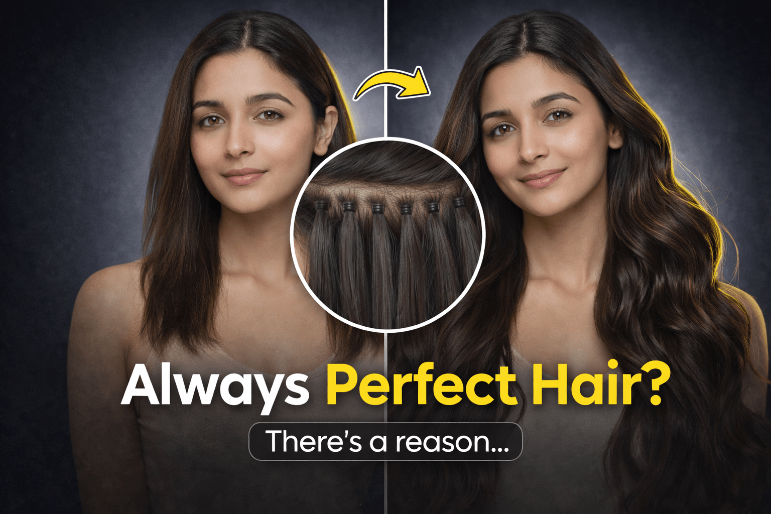 Why Alia Bhatt’s Hair Always Looks Perfect (And What Most Women Miss) - Alchemane Hair Extensions