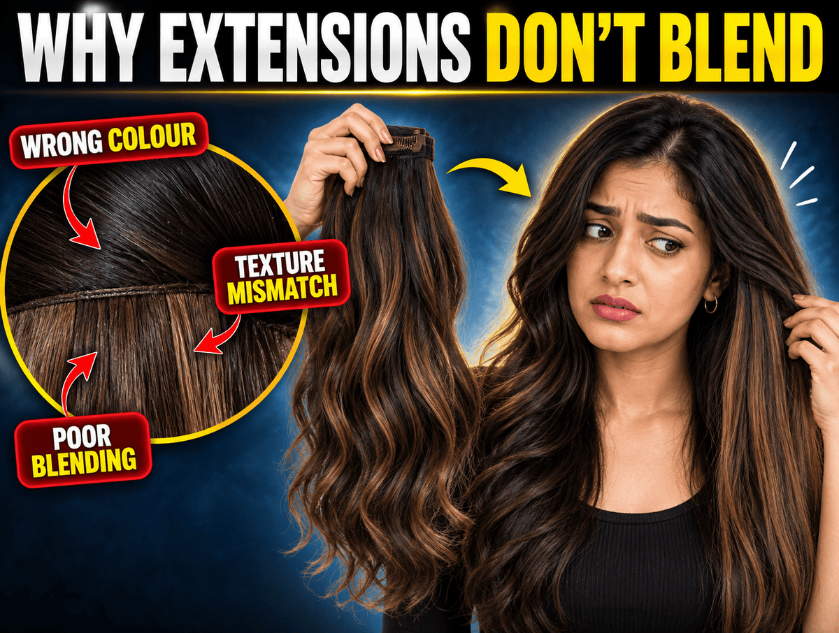 Why Hair Extensions Don’t Blend With Natural Hair - Alchemane Hair Extensions