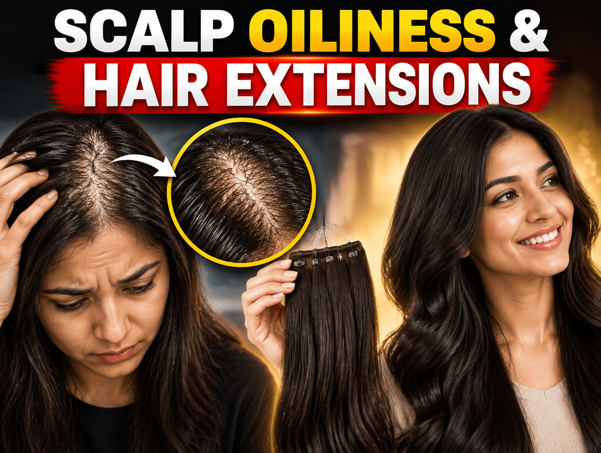 Why Scalp Oiliness Affects Permanent Hair Extensions and How to Manage It - Alchemane Hair Extensions