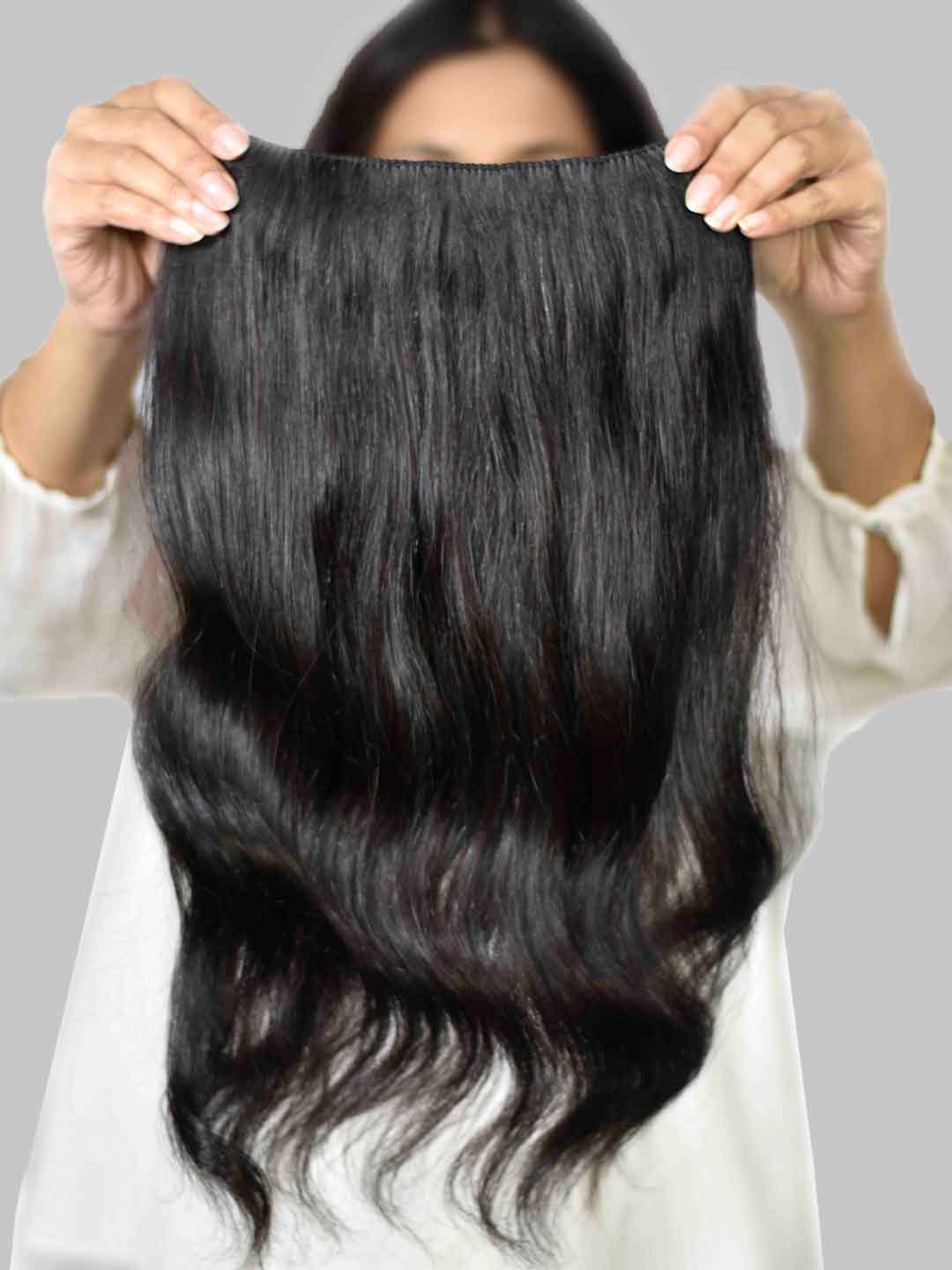Two Set Clip In Hair Extensions - Hair Extensions For Back Area